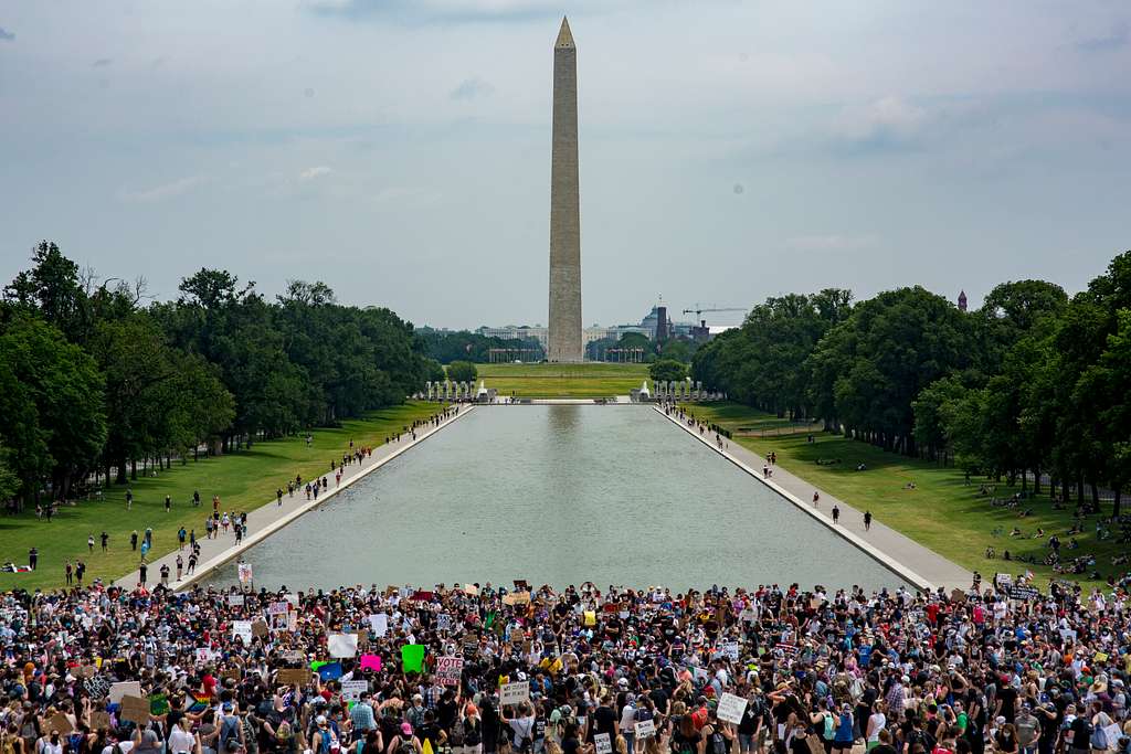 Washington Monument Crowd